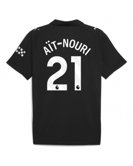 Billige Fotballdrakt Manchester City Rayan Ait-Nouri #21 Replika Bortedrakt 2025-26 Kortermet Billige Fotballdrakt Manchester City Rayan Ait-Nouri #21 Replika Bortedrakt 2025-26 Kortermet